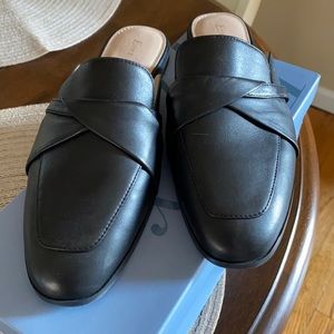Essex Lane black mules.